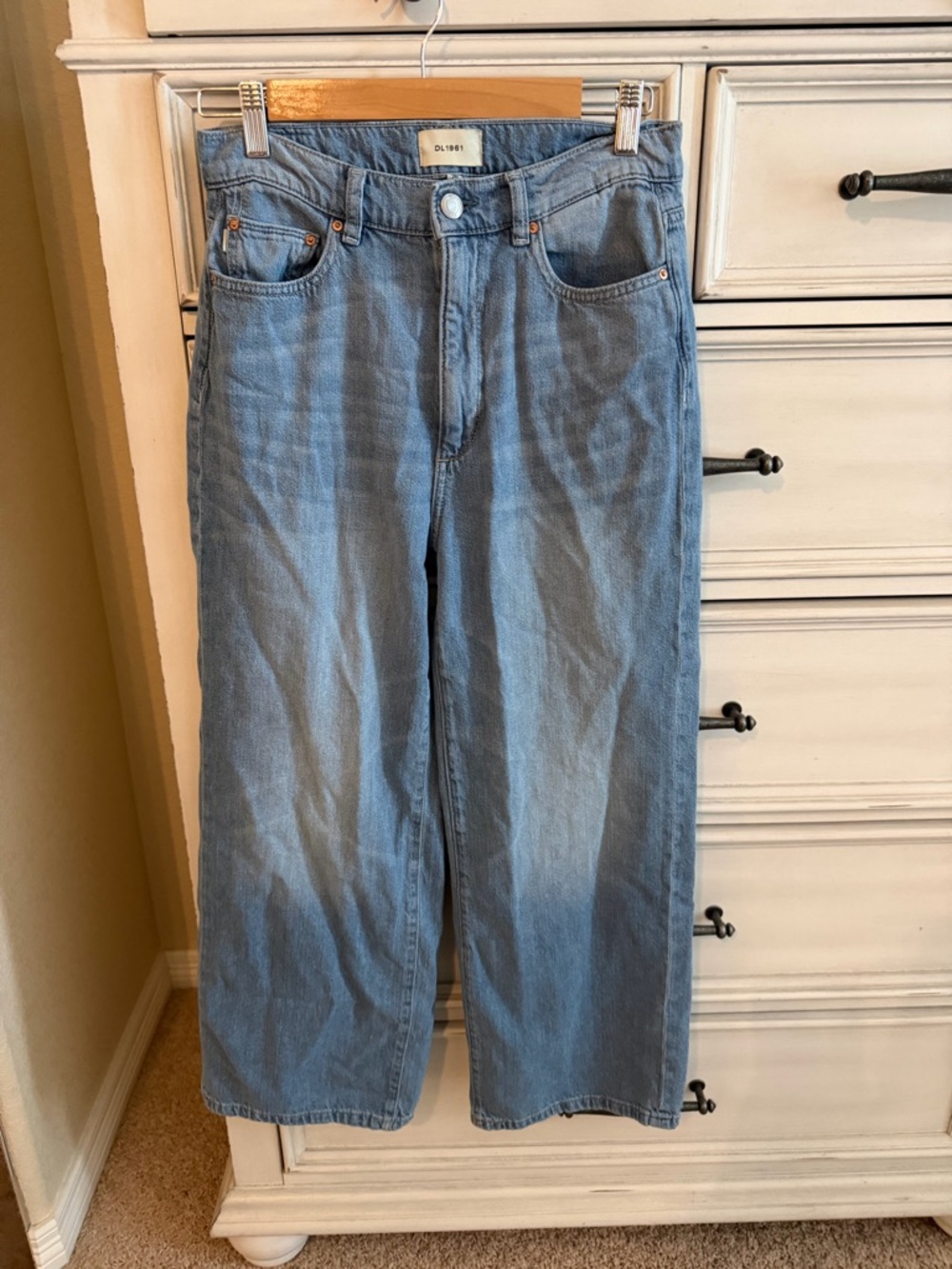 DL1961 Hepburn wide leg crops